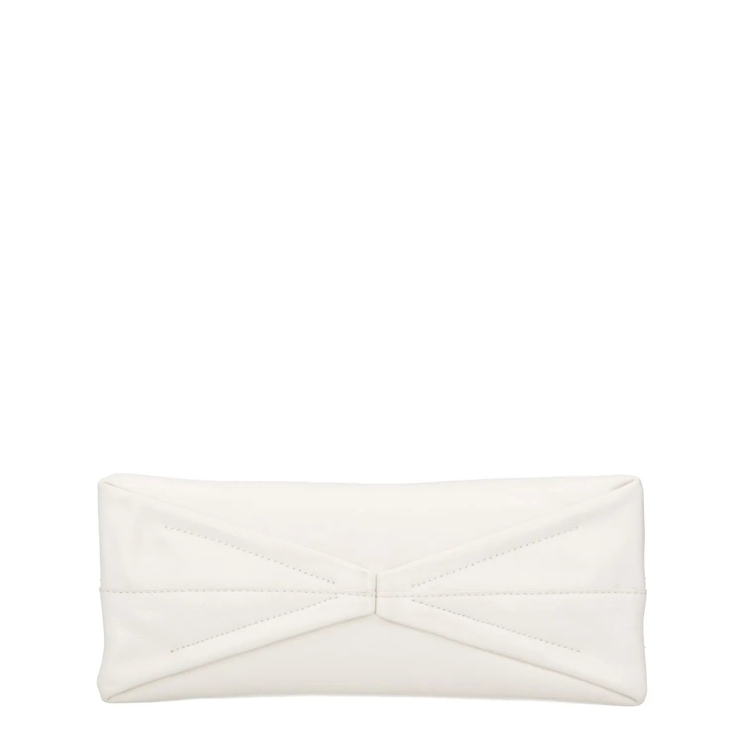 ALEXANDER MCQUEEN Womens Clutch Bag White Leather Gold Hardware Size M RRP 1900 — View 8