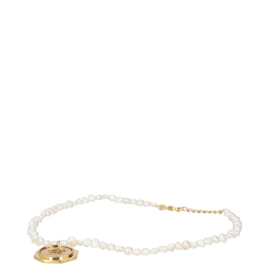 ALONA Womens White Pearl Necklace Gold Colour Pendant Lobster Clasp S RRP 125 — View 2
