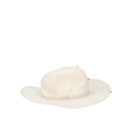RUSLAN BAGINSKIY Womens Fedora Hat Chain Strap Neutrals Fedoras Size M RRP 345 — View 5