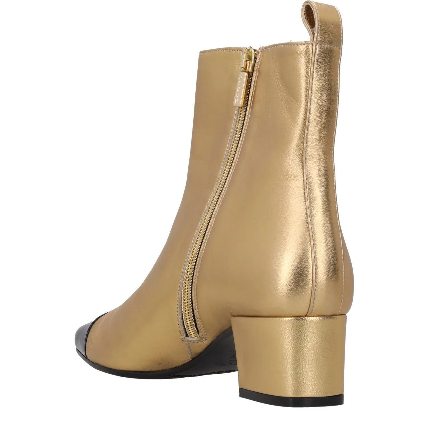 CAREL Womens Estime Exclusive Ankle Bootie Gold Leather Patent Formal UK5 RRP505 — View 5