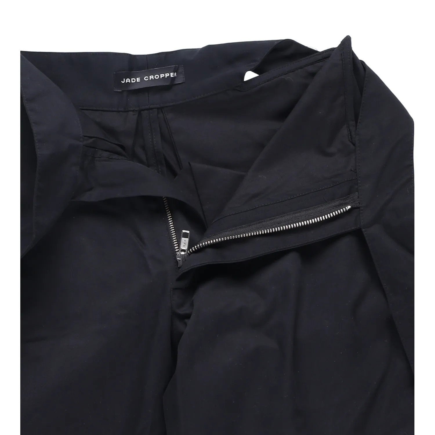 JADE CROPPER Womens Wrap Belt Cargo Trousers Black High Rise Wide Leg XS RRP 575 — View 9