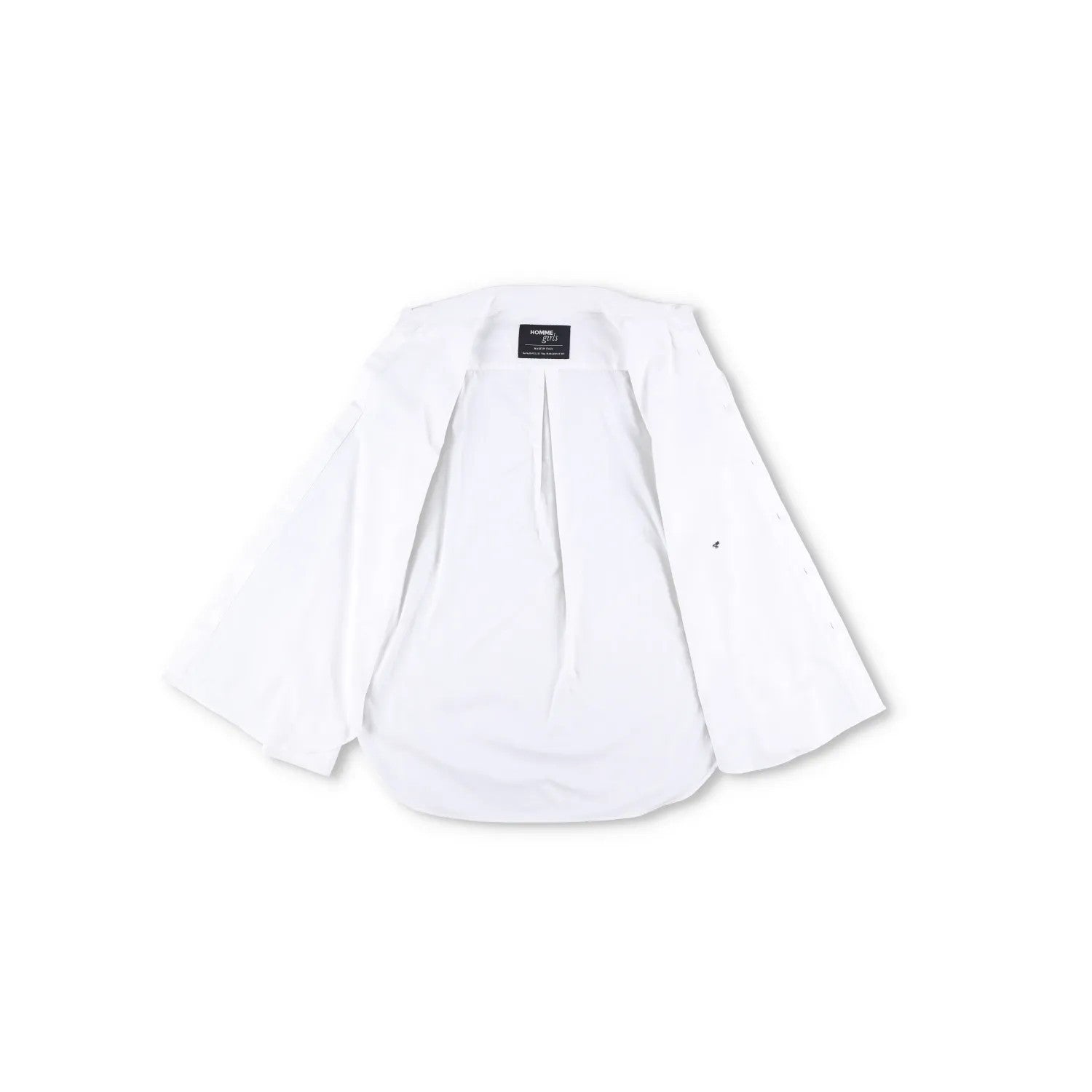 HOMMEGIRLS Womens Classic Shirt Long Sleeves Button-Up White Size M RRP 185 — View 7