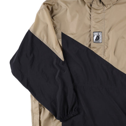 BALENCIAGA 80's Windbreaker Nylon Quarter Zip Mens Tan Size 46 RRP1200 — View 4