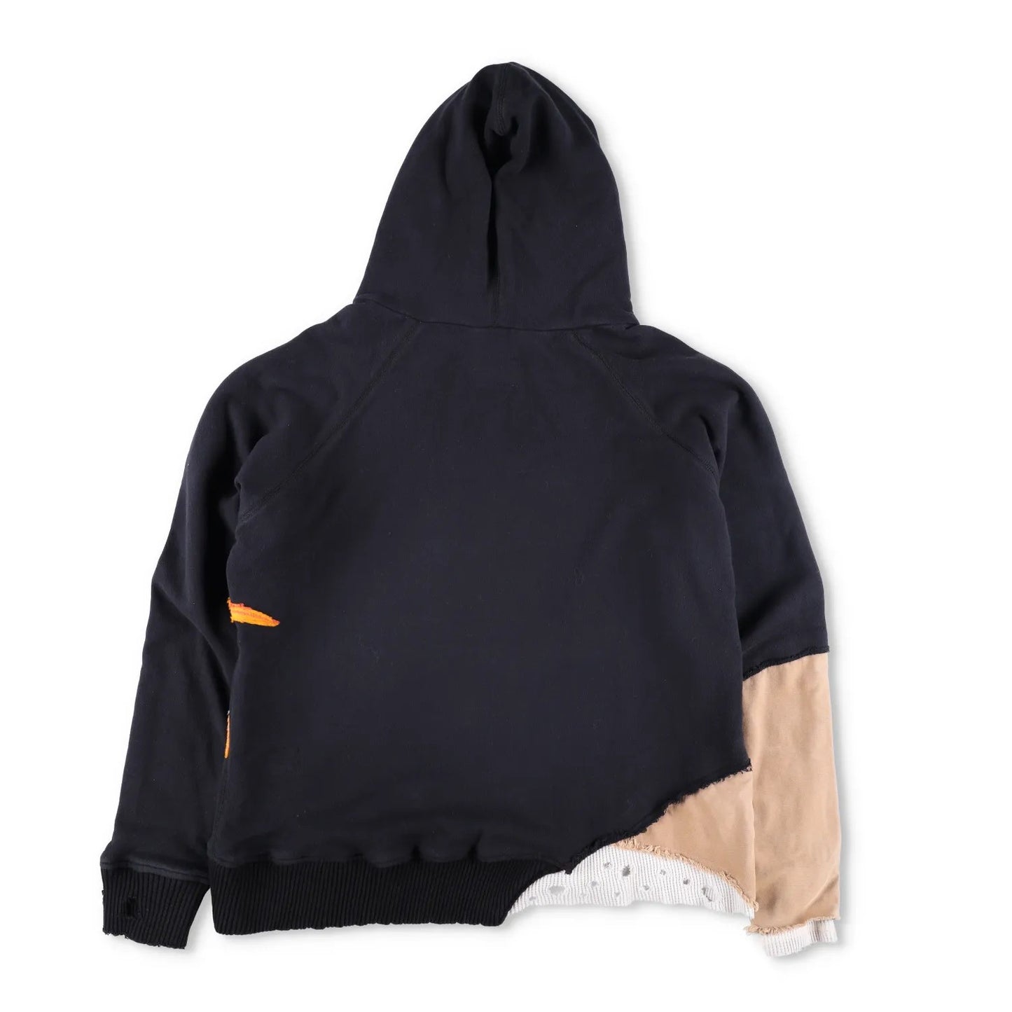 GREG LAUREN Mens Hoodie Cotton Fleece Embroidered Sun Design Size 2 RRP 850 — View 7