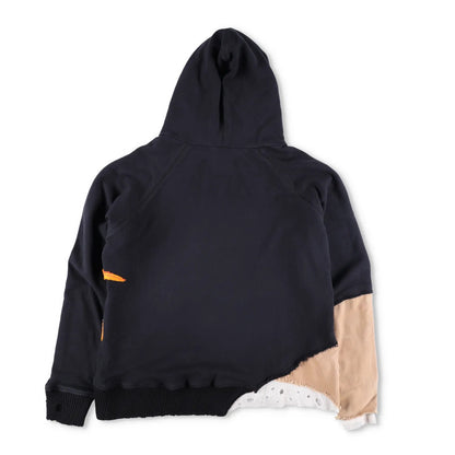 GREG LAUREN Mens Hoodie Cotton Fleece Embroidered Sun Design Size 2 RRP 850 — View 7