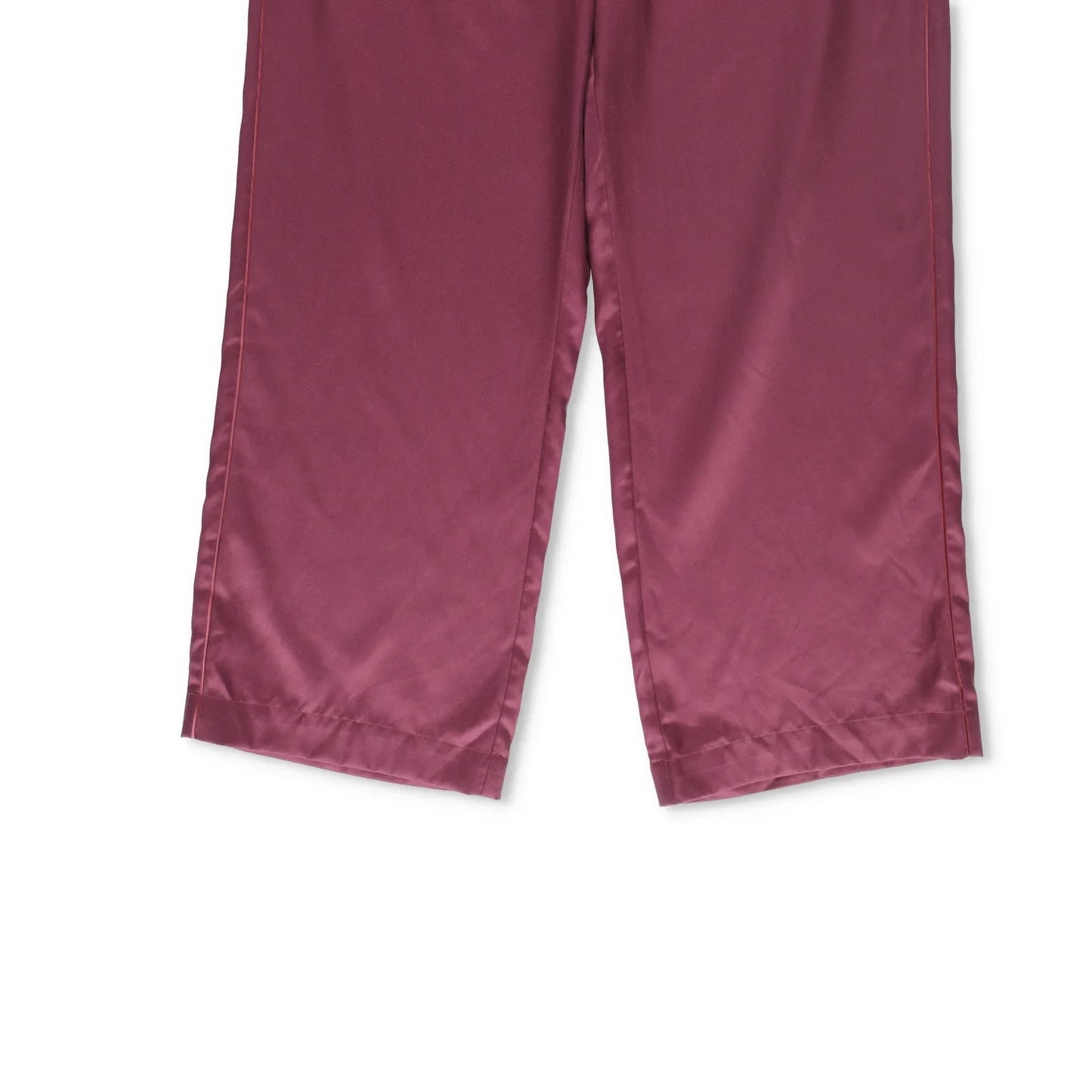 CDLP Mens Joggers Purple Lyocell Satin Straight Leg Slash Pocket Size 50 RRP 170 — View 4