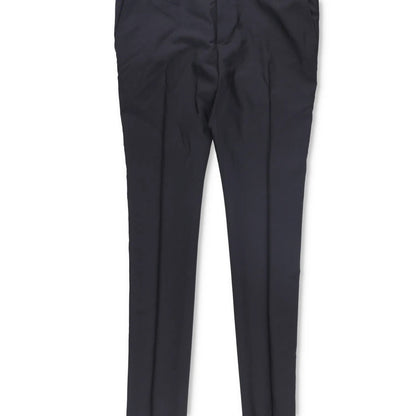 Valentino Mens Trousers Black Flat Front Zip Straight Leg Size 54 RRP 650 — View 3