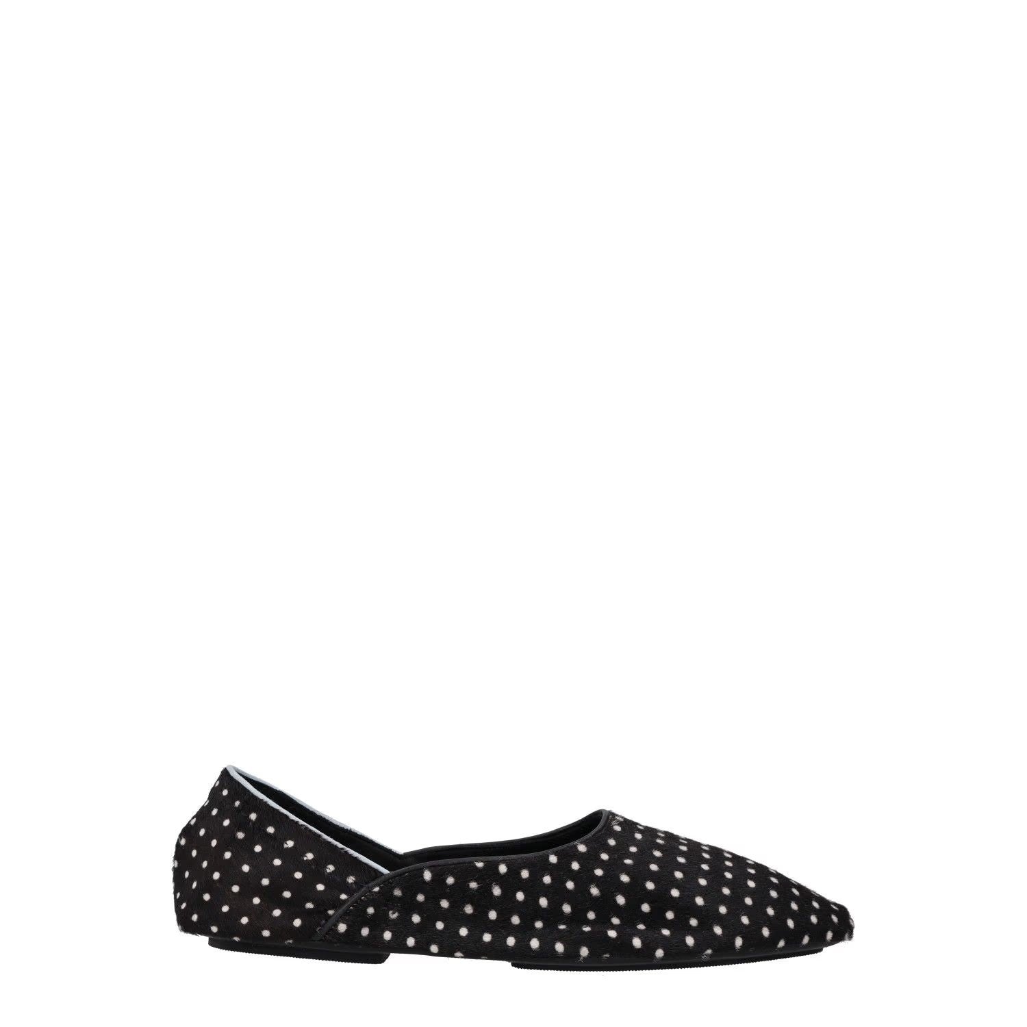 HAIDER ACKERMANN Mens Slip On Shoes Flat Black Leather Polka Dot EU 41 RRP 690