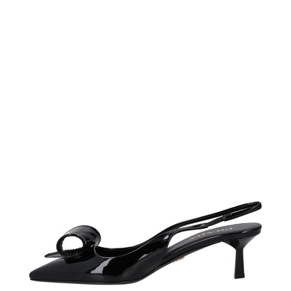 PRADA Womens Modellerie Torchon 55 Mid Heel Point Toe Pumps Black UK6 RRP 1320 — View 4
