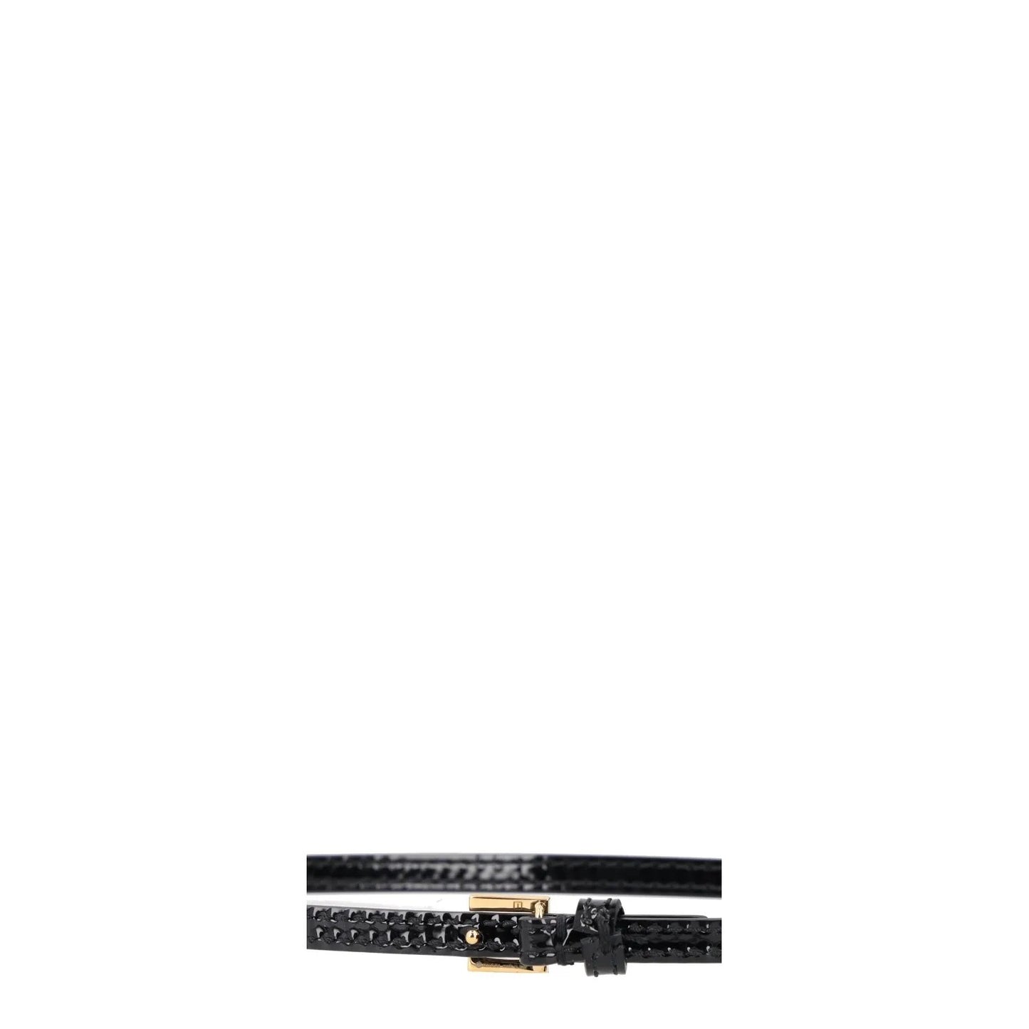 GUCCI Womens Bracelet Black Leather Gold Logo Thin G Logo RRP 225 — View 4