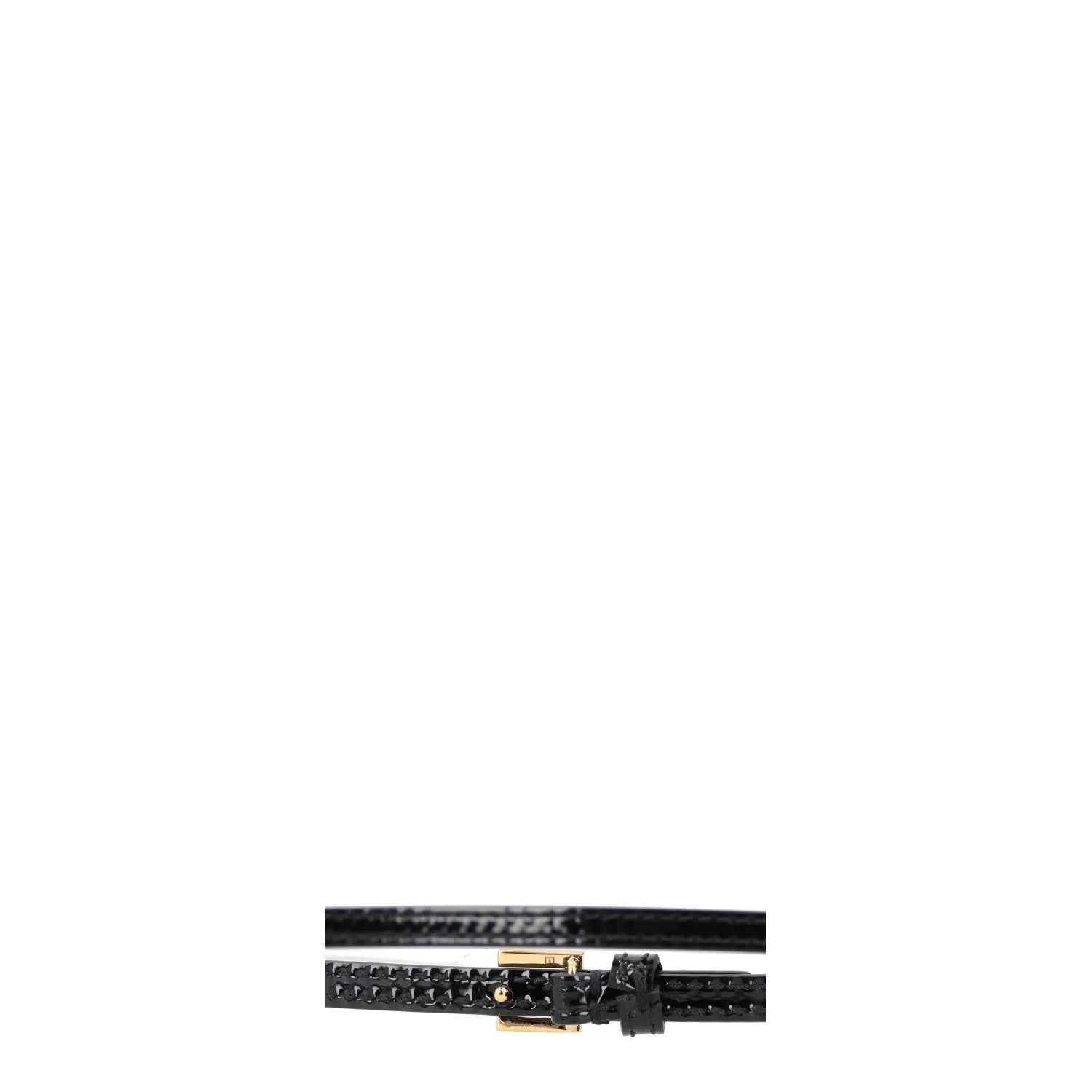 GUCCI Womens Bracelet Black Leather Gold Logo Thin G Logo RRP 225 — View 4