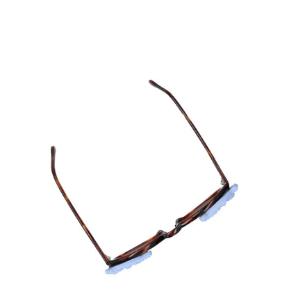 ALEXANDER MCQUEEN Womens Sunglasses Brown Lens Blue Acrylic One Size RRP 350 — View 7