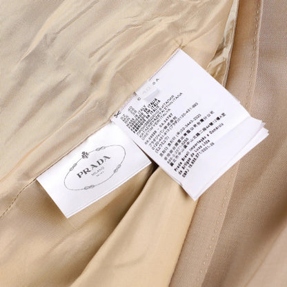 PRADA Women Blazer Jacket Long Sleeve Single Breasted Beige Suit Size 42 RRP2954 — View 7