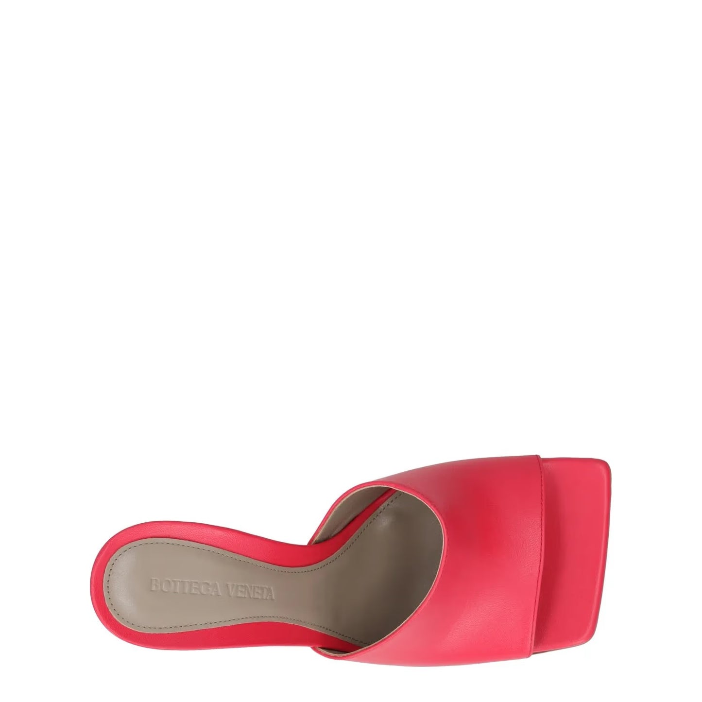 BOTTEGA VENETA Womens Mules Open Toe Stiletto Heel Red Leather UK 3 RRP 680 — View 7