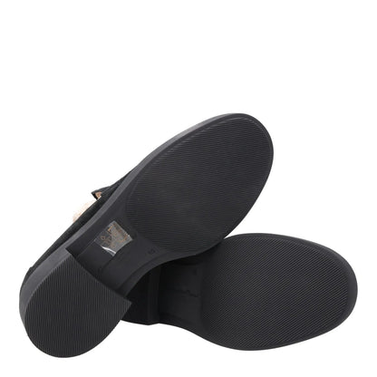 GIANVITO ROSSI Womens Harris Velour Velvet Casual Loafers Black EU 36 RRP 710 — View 8