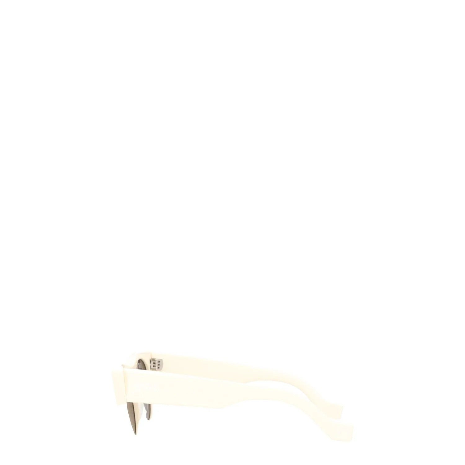 AHLEM Womens Sunglasses Cat Eye Black Lens Ivory Frame Acrylic One Size RRP 300 — View 3