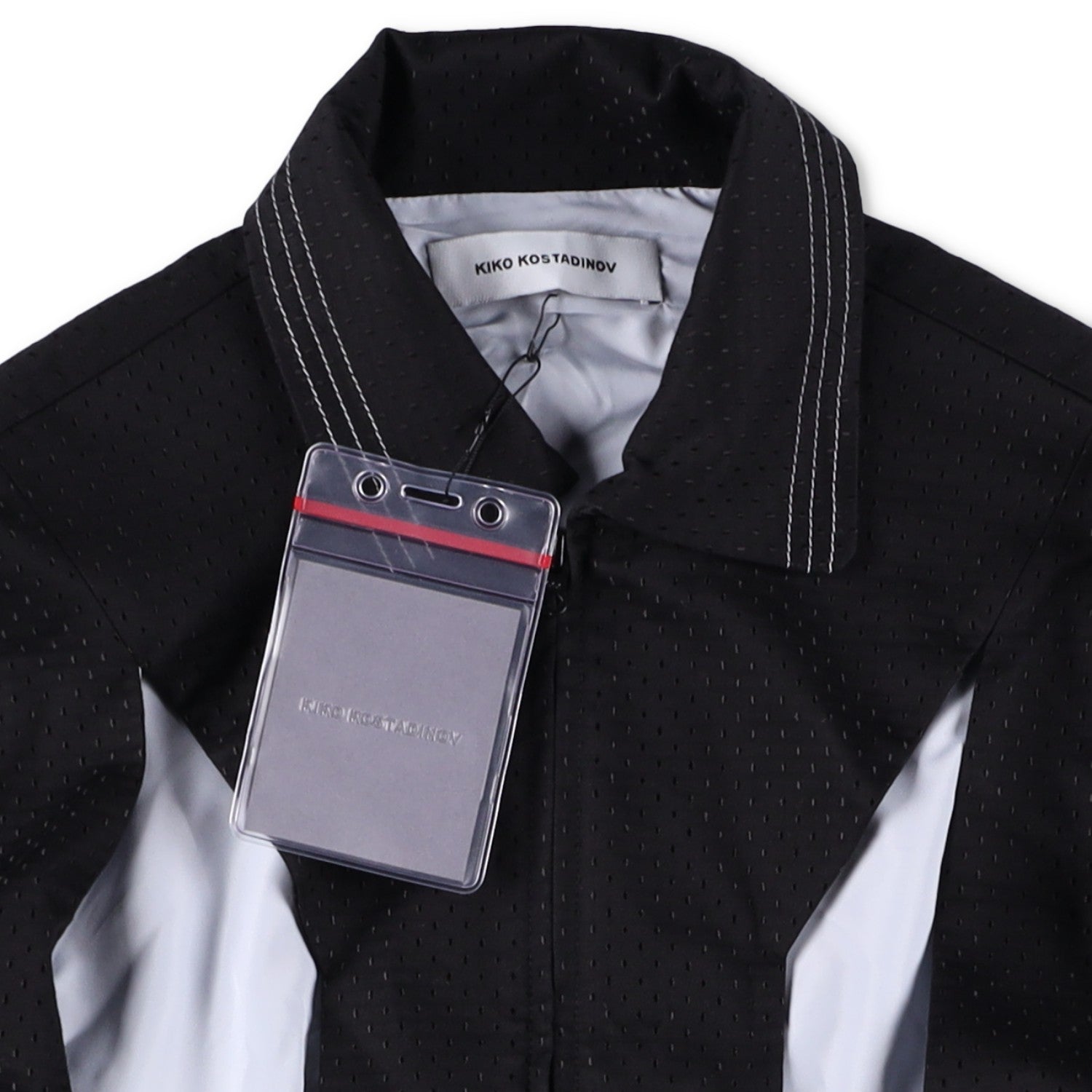 KIKO KOSTADINOV Black Hydra Shell Jacket Mens Size 50 Cotton Viscose RRP900 — View 6