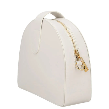 COMPLET Womens Midge Crossbody Bag Leather White Snap Closure Zip Size M RRP 500 — View 5