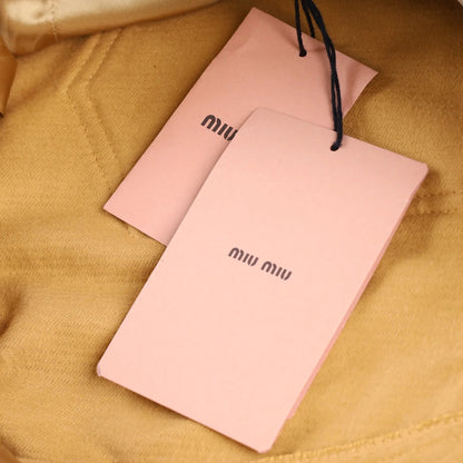 MIU MIU Men Velluto Coste Chino Trousers Yellow Corduroy Slash Pocket 46 RRP1220 — View 9