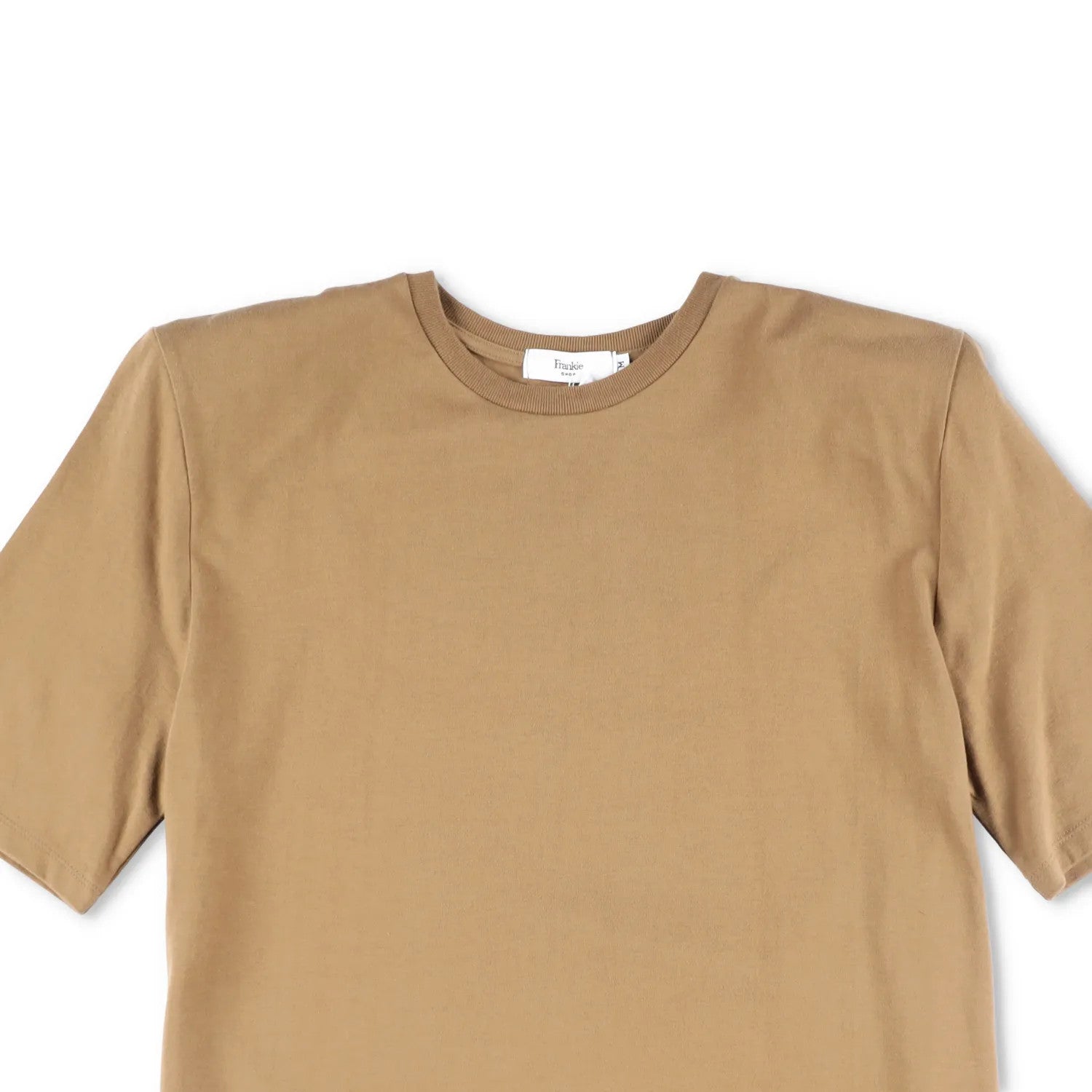 FRANKIE SHOP Mens T-Shirt Beige Crew Neck Short Sleeve Cotton Size M RRP 125 — View 2