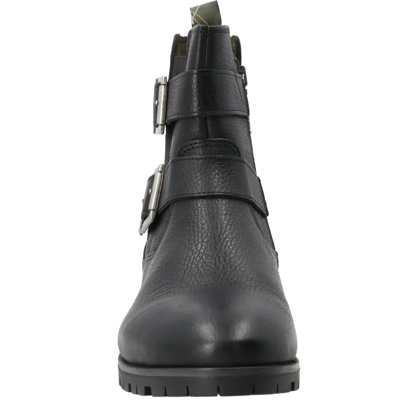 BARBOUR Womens Marina Ankle Boots Leather Black Two Silver Buckles UK 6 RRP 140 — View 3