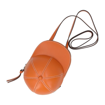 J.W. ANDERSON Womens Midi Cap Crossbody Bag Leather Orange Size M RRP 490 — View 8
