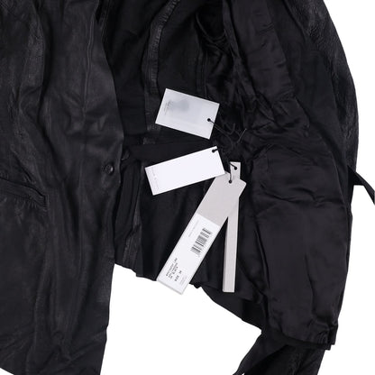 RICK OWENS Women Rick Jacket Blazer V-Neck Long Sleeve Black Size 38 RRP 1340 — View 9