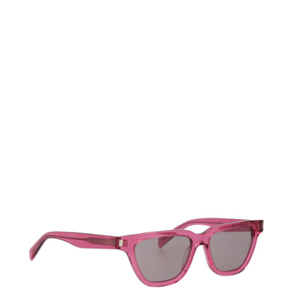 SAINT LAURENT Womens Square Sunglasses Pink Acrylic Tinted Lens One Size RRP 250