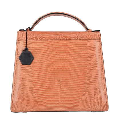 HUNTING SEASON Womens Top Handle Bag Structured Beige Leather Size S RRP 895 — View 4