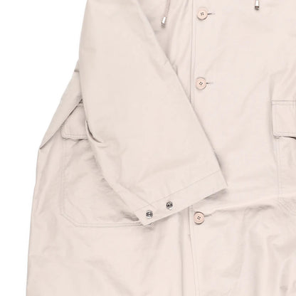 THE FRANKIE SHOP Womens Parka Jacket Cotton Nylon Blend Beige Size XS - S RRP350 — View 3