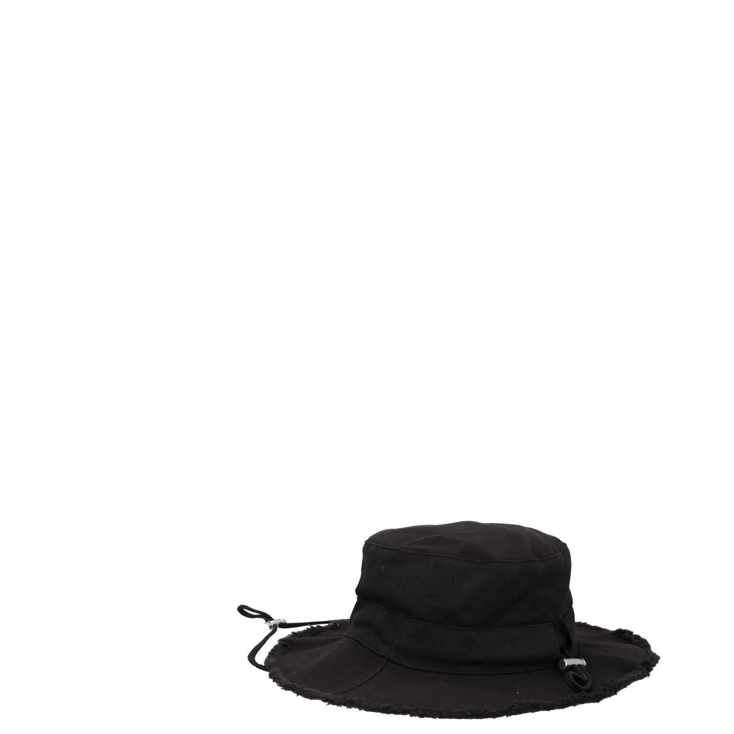 JACQUEMUS Unisex Jacqu Le Bob Artichaut Hat Black Logo Strap Size L RRP 125 — View 4