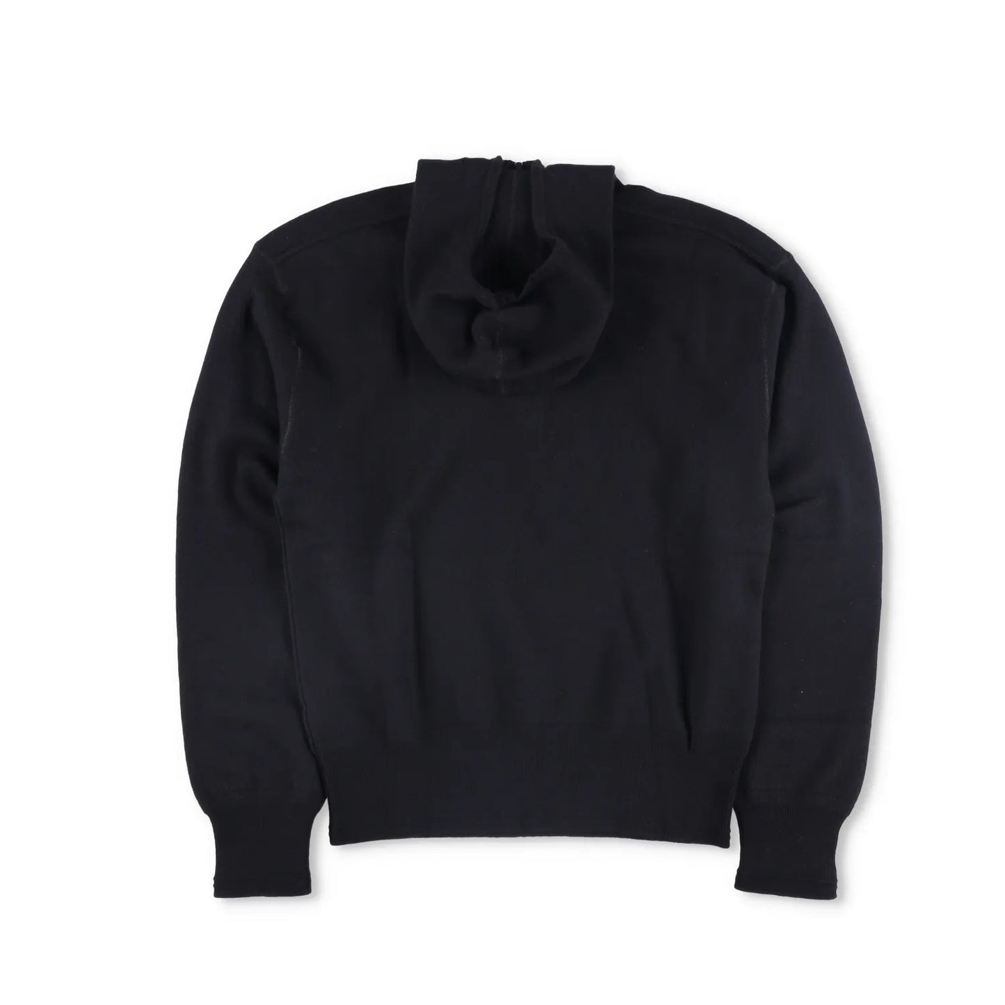 BURBERRY Mens Hoodie Quarter Zip Hooded Long Sleeve Black Wool Pullover M RRP990 — View 6