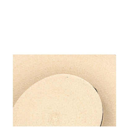 ELIURPI Womens Hat Beige Straw Boater Hat Black Strap Summer Size M RRP 300 — View 8