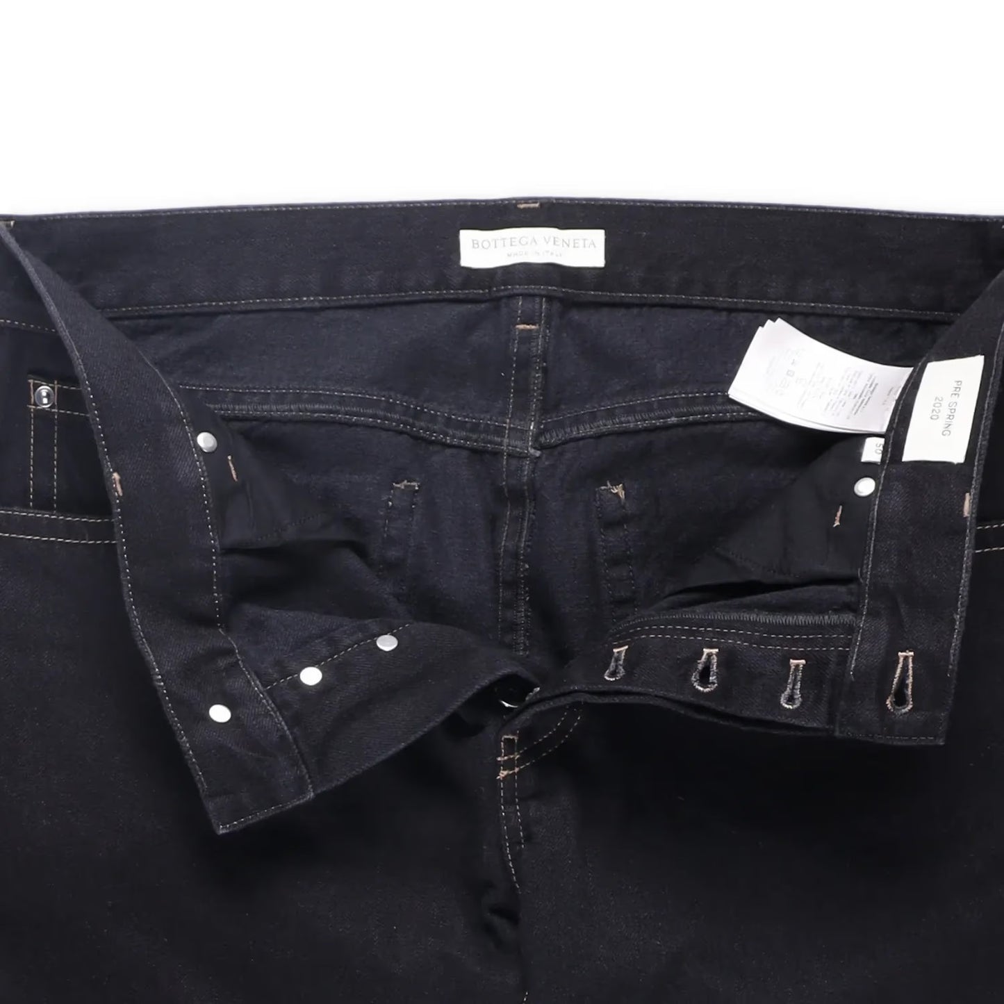 BOTTEGA VENETA Mens Denim Jeans Comfort Straight Leg Black Size 50 RRP 450 — View 7