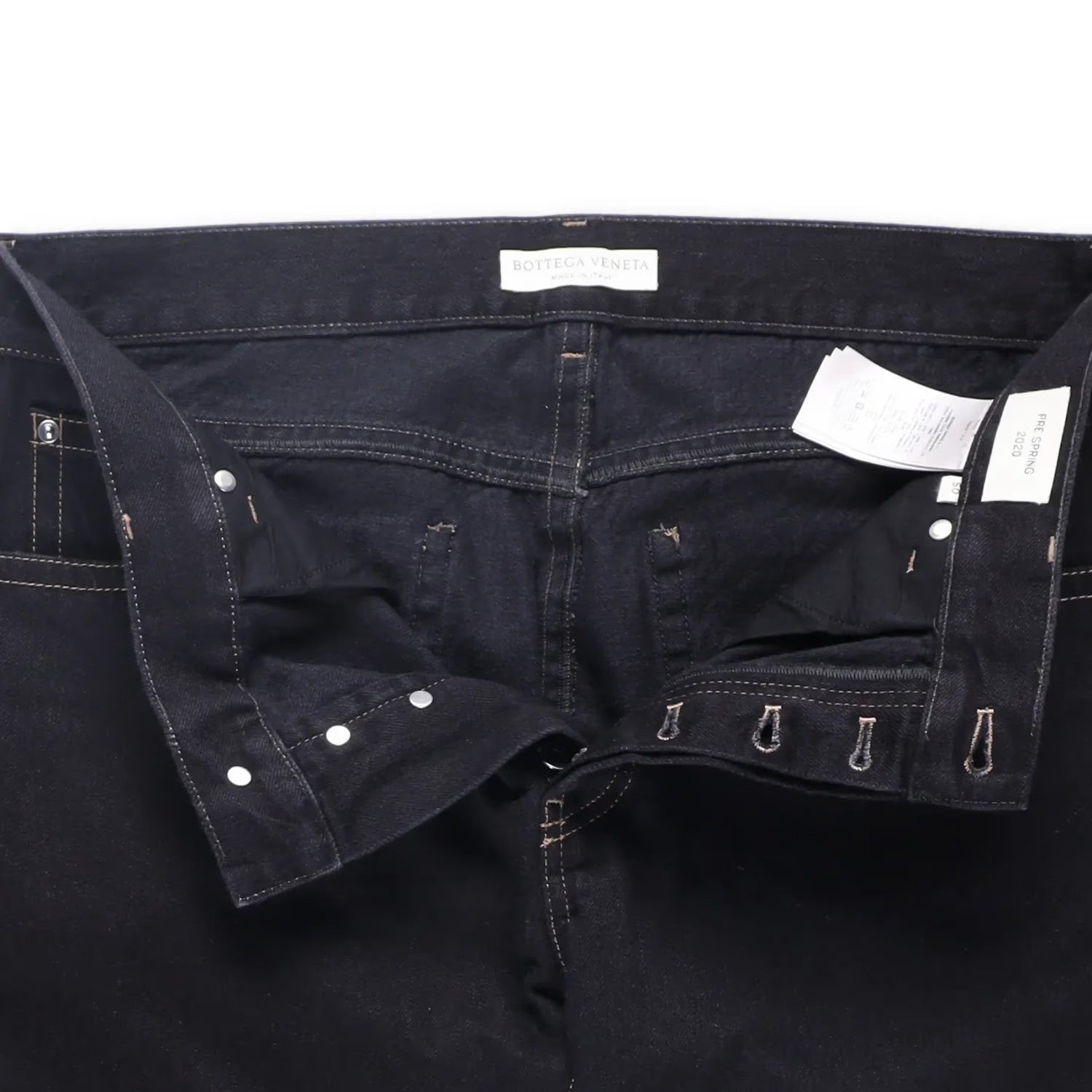 BOTTEGA VENETA Mens Denim Jeans Comfort Straight Leg Black Size 50 RRP 450 — View 7