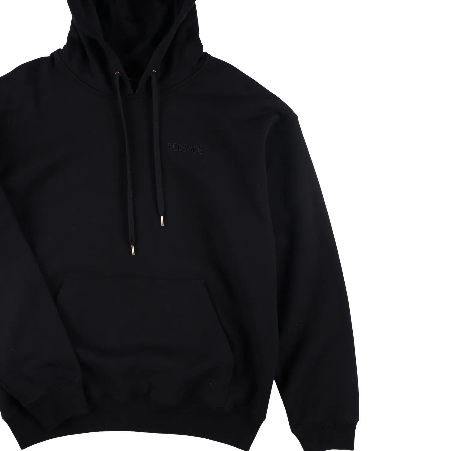 VERSACE Mens Sweatshirt Brushed Sweat Fabric Versace Embroidery Black S RRP 885 — View 5