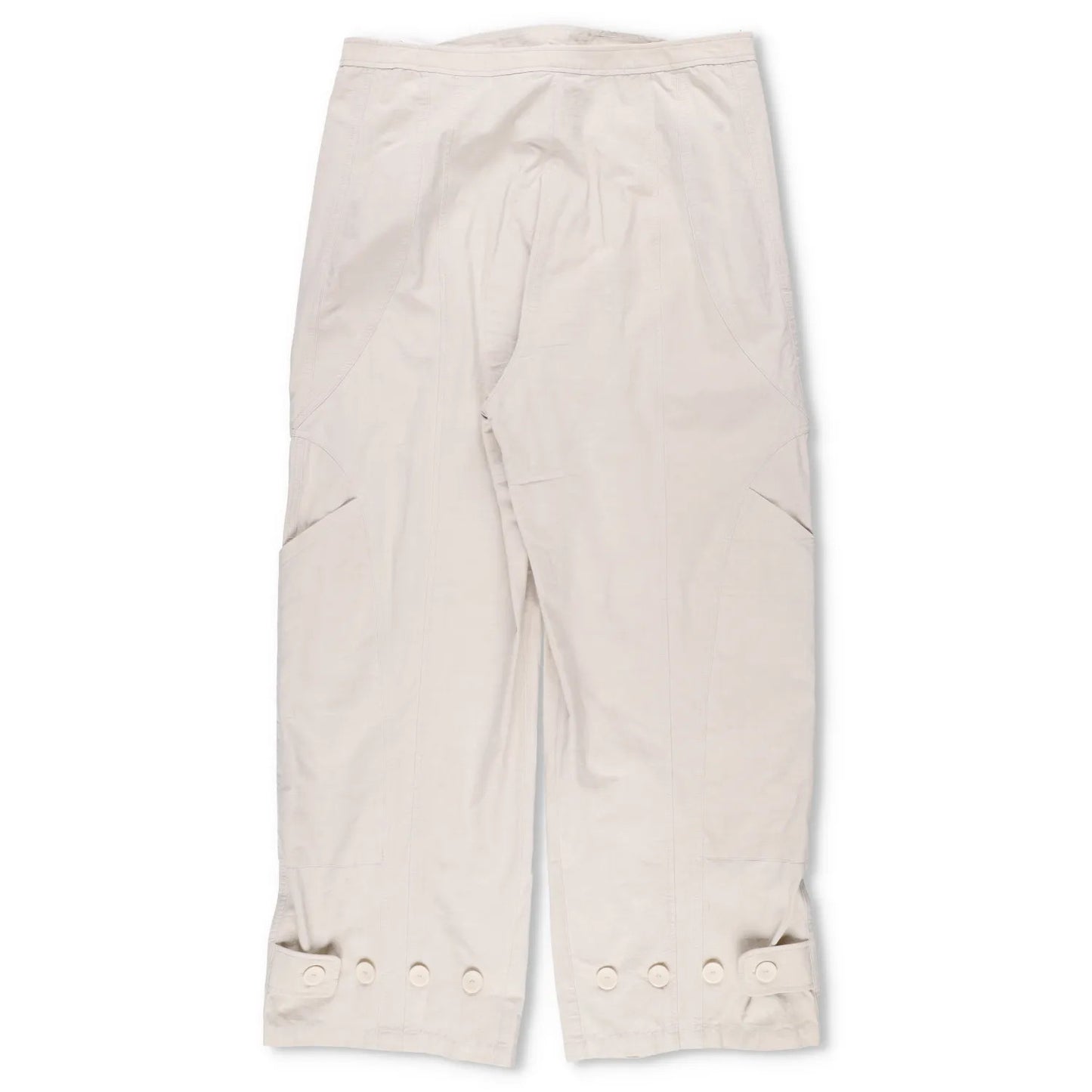 CHRISTOPHER ESBER Women Cocosolo Trousers Putty Slim Leg Beige Pleated 12 RRP540 — View 10