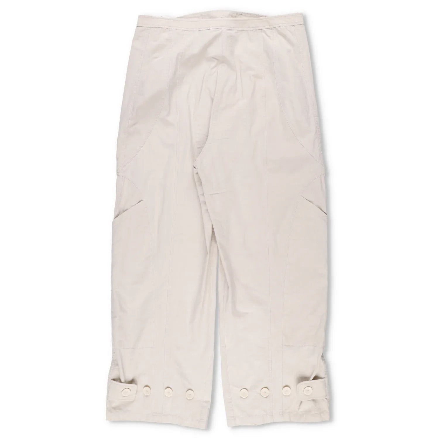 CHRISTOPHER ESBER Women Cocosolo Trousers Putty Slim Leg Beige Pleated 12 RRP540 — View 10
