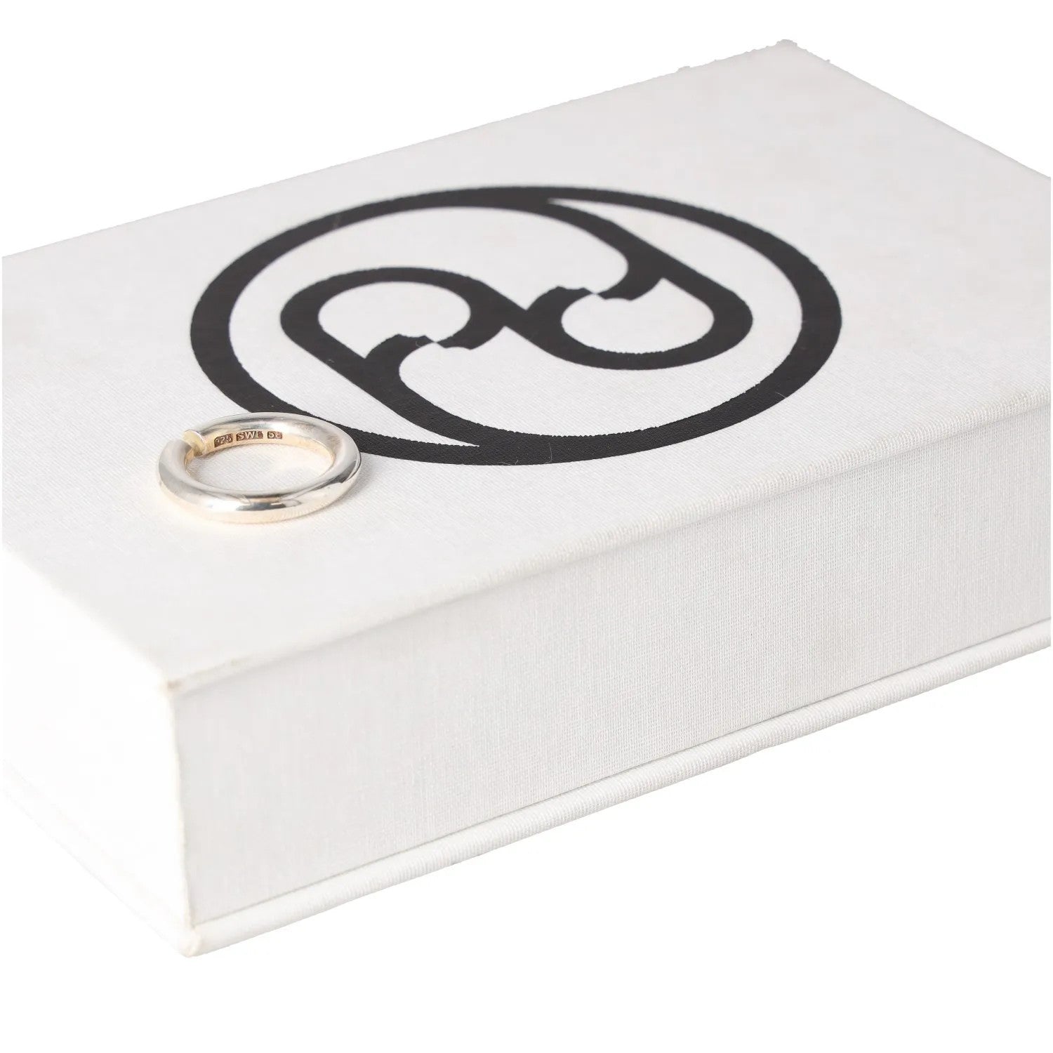 ALL BLUES Womens Ring Gold Sterling Silver Ring Gold Finish Size 58 RRP 150 — View 8
