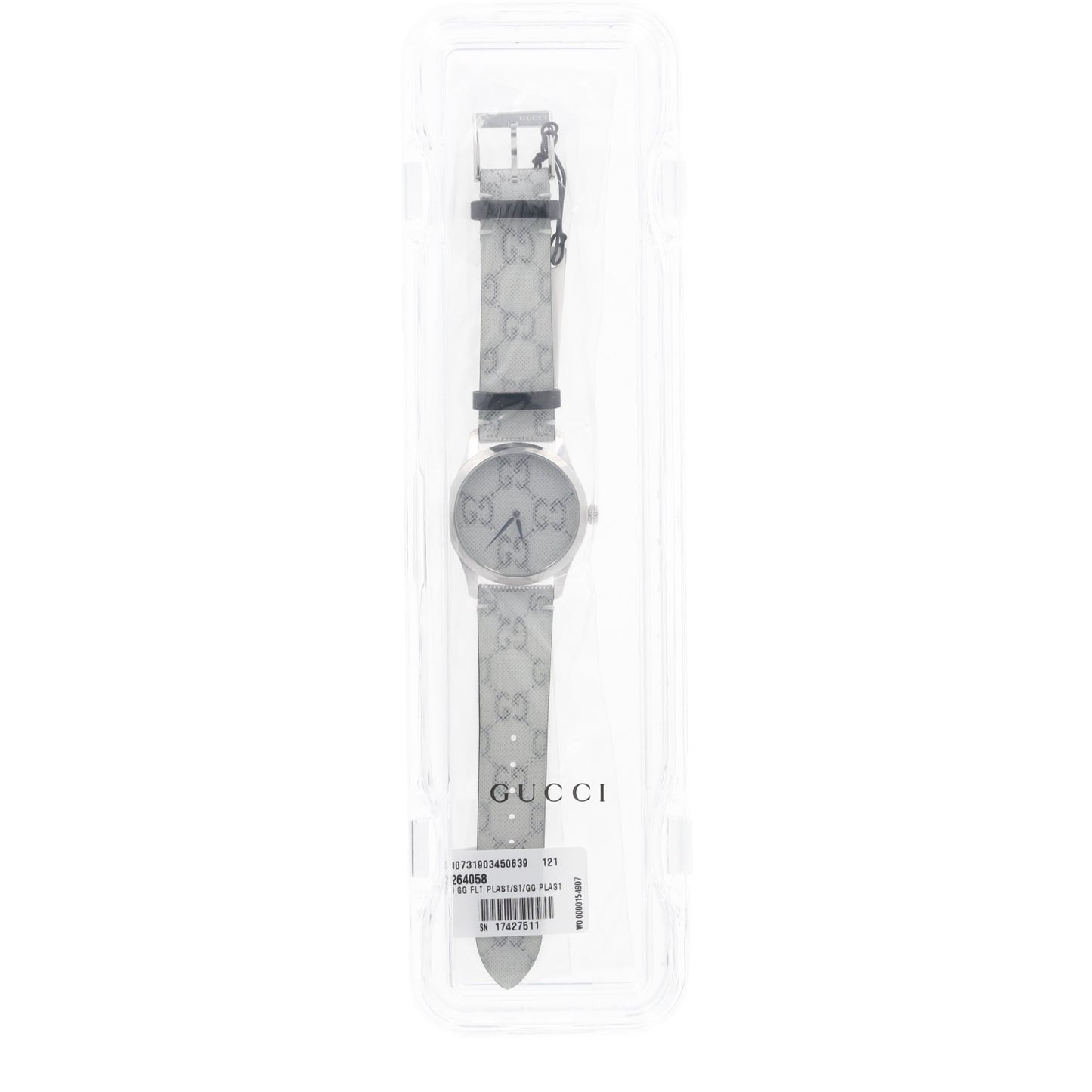 GUCCI G-Timeless watch, 38mm Unisex Transparent YA1264058 RRP710 — View 3