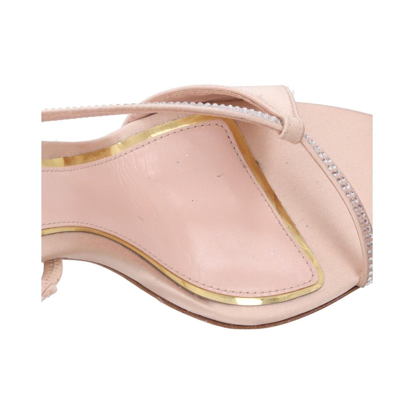 GEDEBE Womens Belma 80 Satin Courts Beige Comb Rhinestone Slip On EU 39.5 RRP590 — View 10