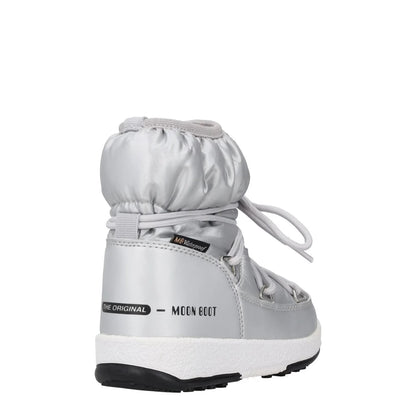 MOONBOOT Girls Ankle Snow Boots Silver Synthetic Lace Up UK 12.5 RRP 150 — View 6