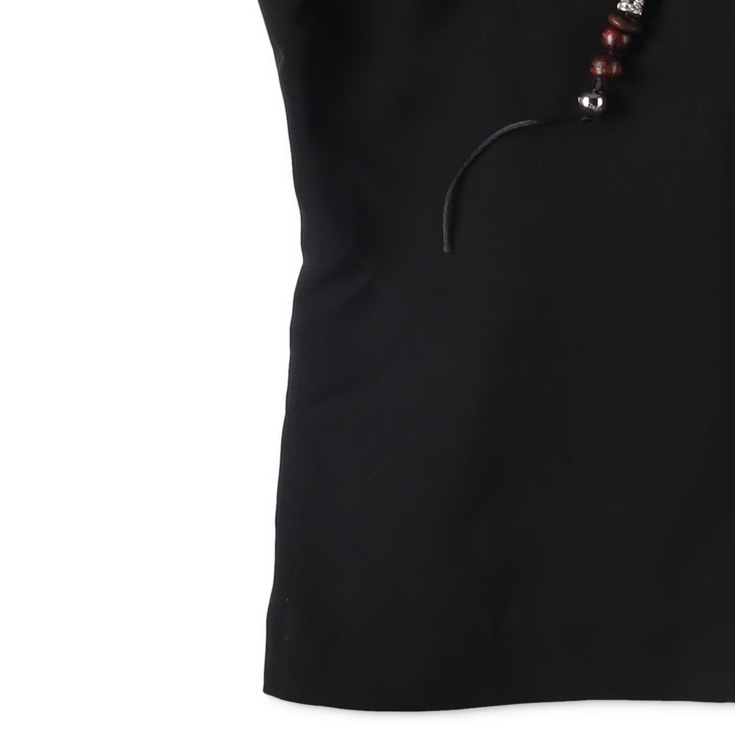 16ARLINGTON Womens Solarte Strap Beads Cut Out Top Black Size 8 RRP 455 — View 6