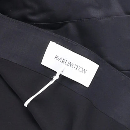16ARLINGTON Womens Nimue Mini Skirt Pleated Black with Belt Size 10 RRP 700 — View 10
