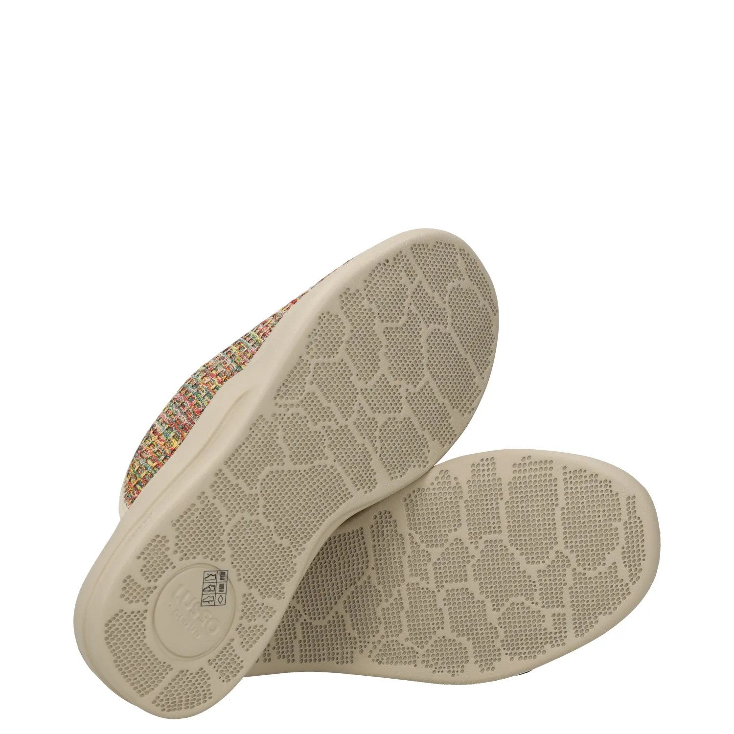 LUSSO Men Pelli Waffle Knit Slippers Slider Brown Slip On Closed Toe UK11 RRP140 — View 8