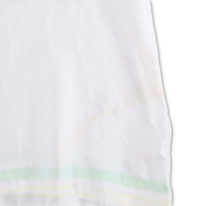CASABLANCA Men Cuban Collar Short Sleeve Shirt Icon Pastelletenn White XL RRP785 — View 6