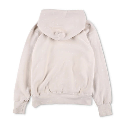 LES TIEN Womens Hoodie Cotton Blend Pullover Beige Front Pocket Size M RRP 260 — View 9