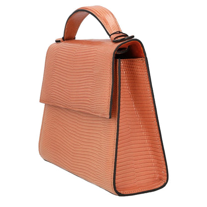 HUNTING SEASON Womens Top Handle Bag Structured Beige Leather Size S RRP 895 — View 2