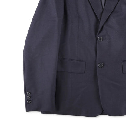 PRADA Mens Panama Mohair Blazer Jacket Dark Blue Blazer Two Button 46R RRP 3300 — View 3