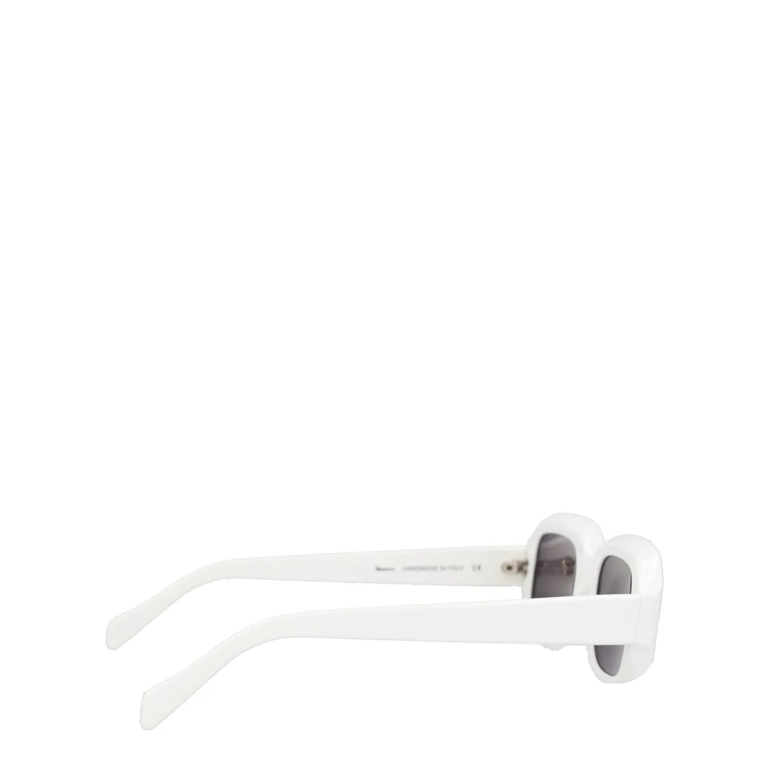 ILLESTEVA Womens Square Sunglasses White Acrylic Frame Dark Lens One Size RRP225 — View 6